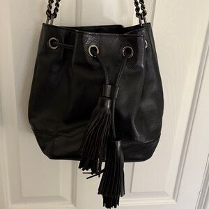 Rebecca Minkoff Black Leather Shoulder Bag